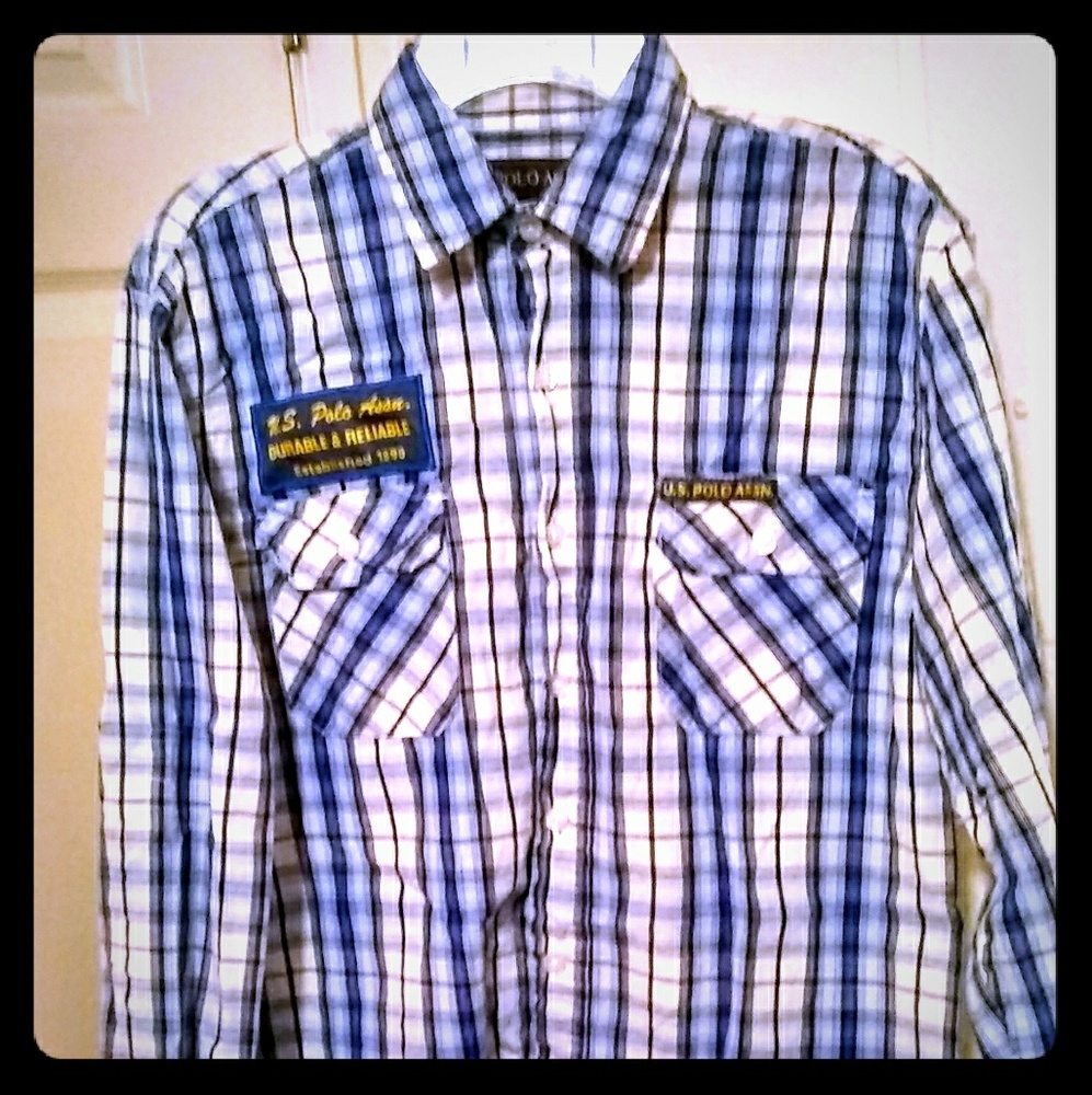 U.S. Polo Assn button up shirt size 14/16